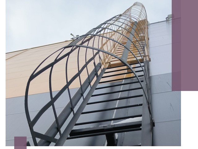 Изготовление и монтаж пожарных лестниц в Саратове профессионально