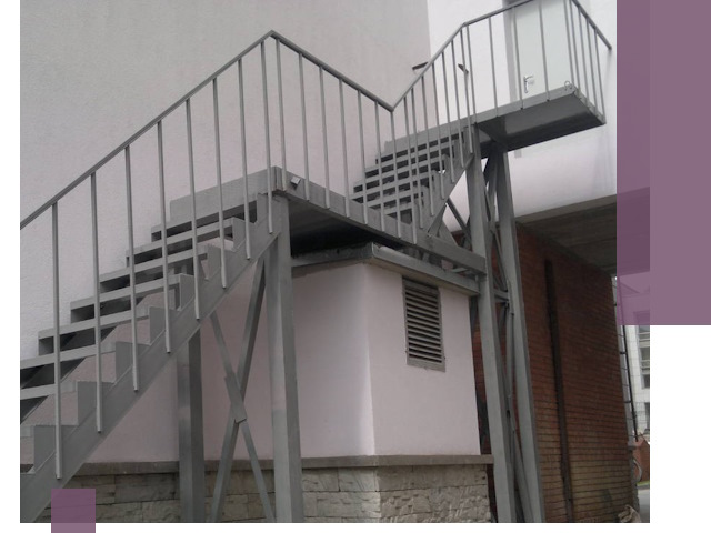 Монтаж пожарных лестниц под ключ в Саратове с гарантией качества