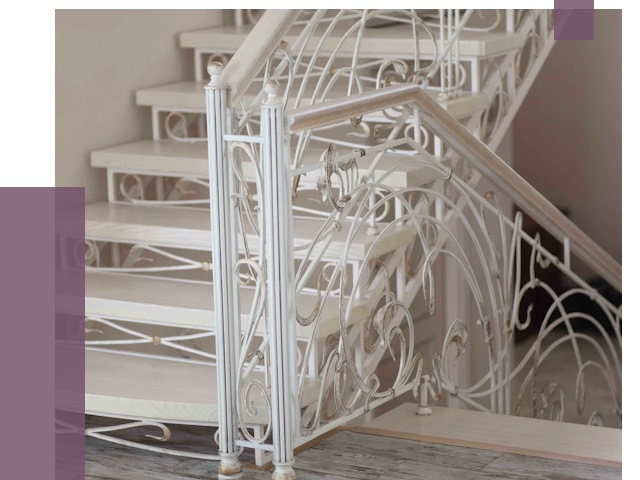 Изготовление кованых лестниц на заказ в Саратове от 86981 руб. | ПРОЛЁТ-Срт