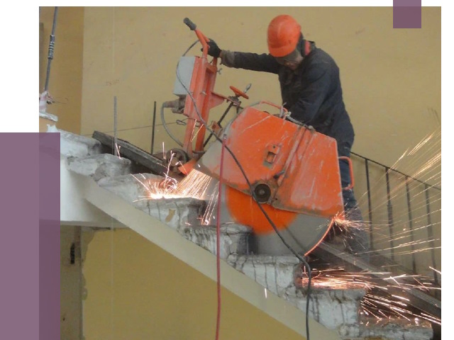 Демонтаж бетонных лестниц в Саратове от 4605 руб. за м2 | ПРОЛЁТ-Срт