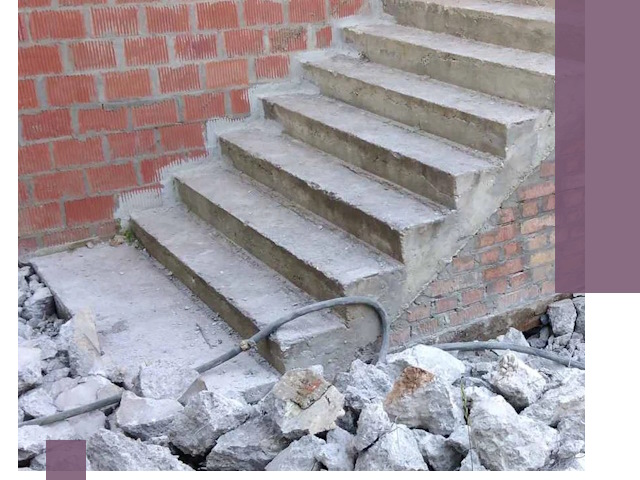 Демонтаж бетонных лестниц в Саратове: быстро и безопасно