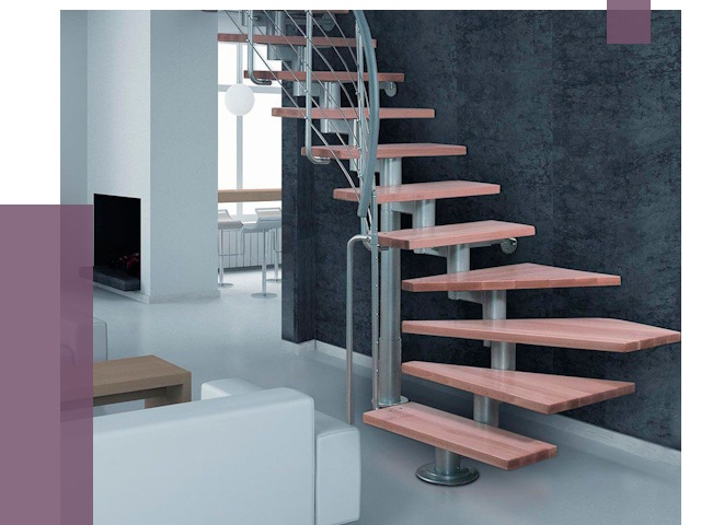 Модульные лестницы в Саратове от 16884 руб. — купить в ПРОЛЁТ-Срт