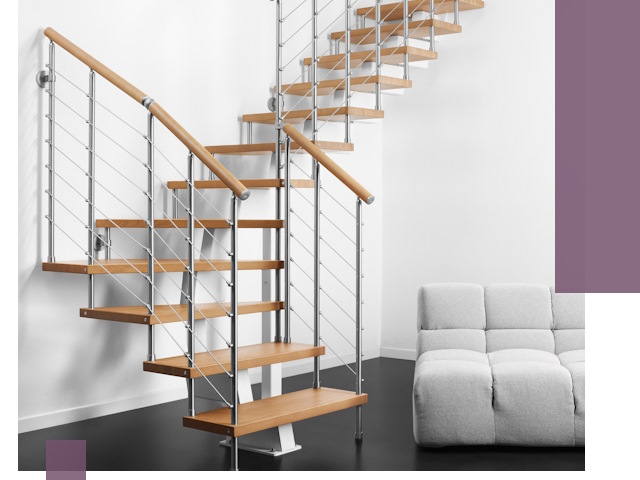 Модульные лестницы под ключ в Саратове — монтаж и изготовление