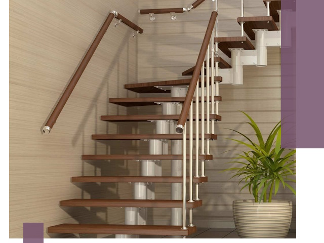 Изготовление модульных лестниц под ключ в Саратове