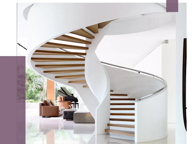 Винтовые лестницы в Саратове под ключ от 48607 руб. | ПРОЛЁТ-Срт