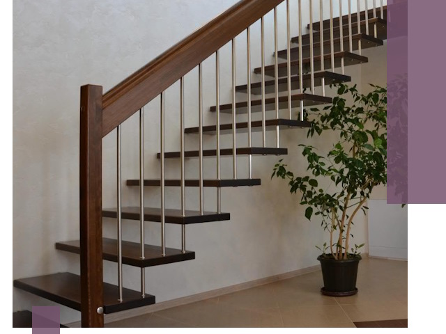 Лестницы на больцах под ключ в Саратове – изготовление и монтаж