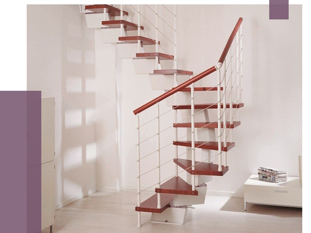Изготовление лестниц на больцах в Саратове от 9721 руб. | ПРОЛЁТ-Срт