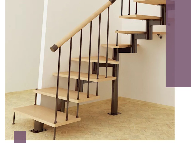 Монтаж лестниц на больцах в Саратове — быстро и надежно