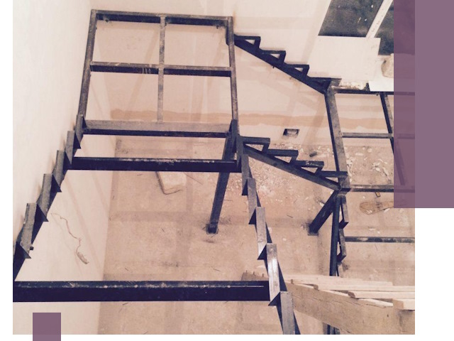 Монтаж лестниц на металлокаркасе в Саратове быстро и качественно