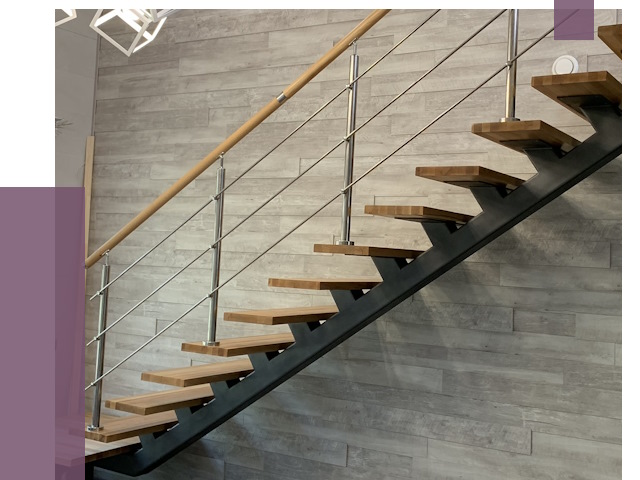Изготовление лестниц на монокосоуре в Саратове от 76236 руб. 