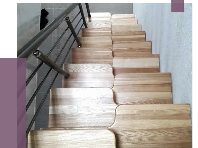 Лестницы гусиный шаг в Саратове от 13047 руб. под ключ | ПРОЛЁТ-Срт