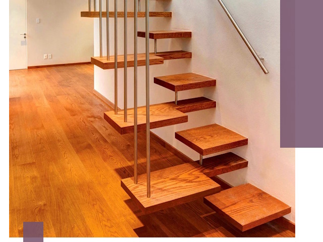 Лестницы «гусиный шаг» на заказ в Саратове для узких пространств