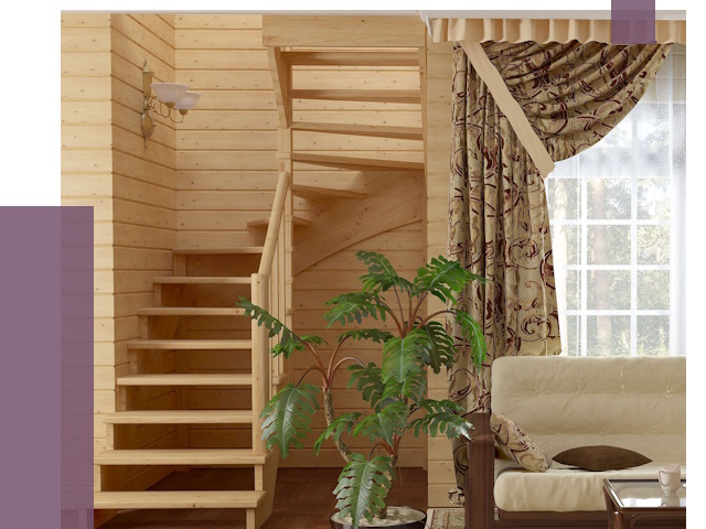 Лестницы для дачи в Саратове от 75980 руб.  | ПРОЛЁТ-Срт