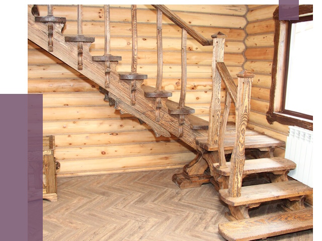 Лестницы в баню в Саратове от 19136 руб. — изготовление | ПРОЛЁТ-Срт