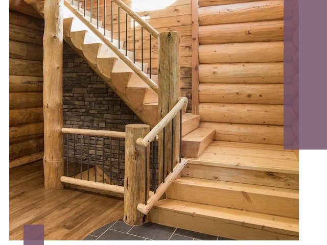 Лестницы в баню под заказ и профессиональный монтаж в Саратове