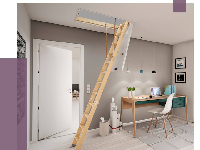Чердачные лестницы в Саратове — от 14582 руб. | ПРОЛЁТ-Срт