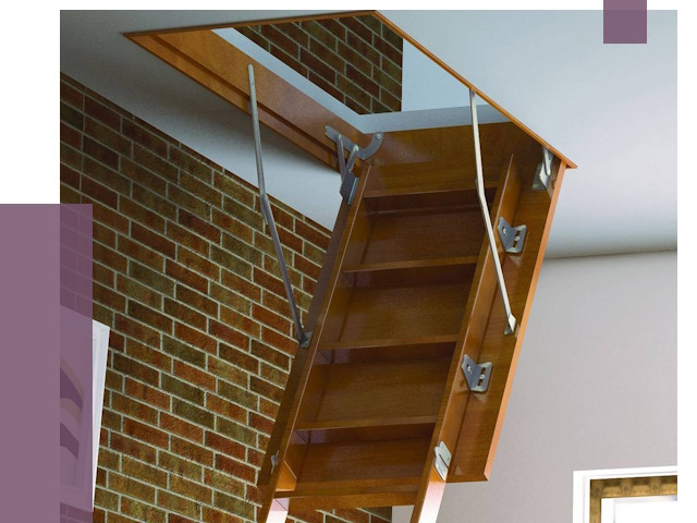 Установка чердачной лестницы в Саратове от 7828 руб. | ПРОЛЁТ-Срт