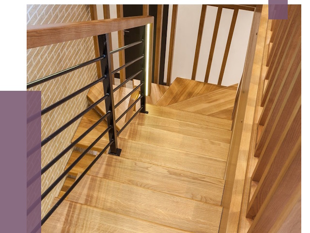 Лестницы из ясеня в Саратове под ключ от 10028 руб. 