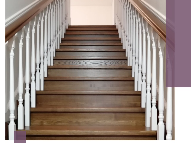 Лестницы из ясеня на заказ в Саратове — изготовление и монтаж