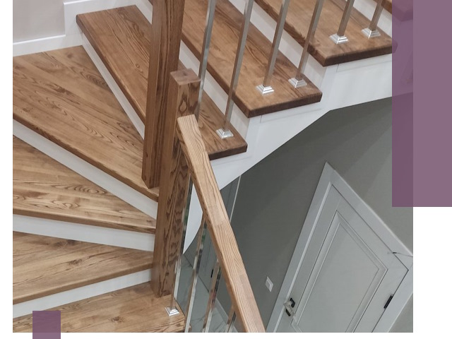 Обшивка металлических лестниц под ключ в Саратове