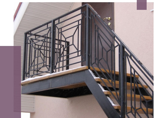 Металлические перила в Саратове от 4298 руб.  | ПРОЛЁТ-Срт