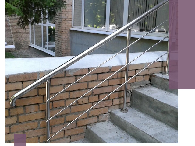 Перила из нержавеющей стали высокого качества в Саратове