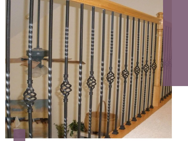 Изготовление и монтаж кованных перил в Саратове под ключ