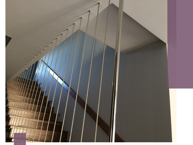 Тросовые перила под ключ в Саратове — производство и монтаж