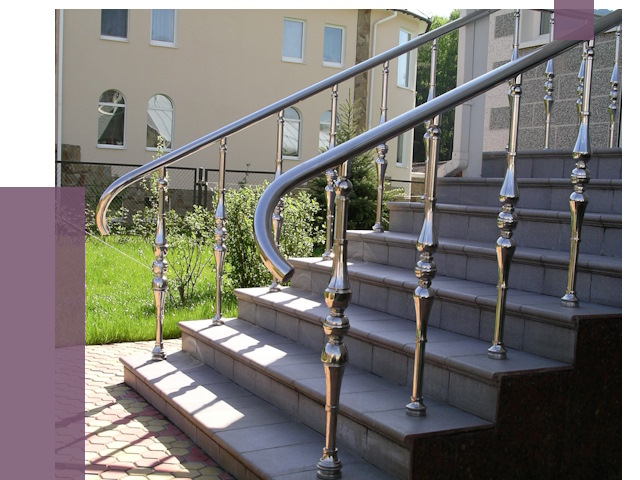 Перила для крыльца в Саратове от 10745 руб. — монтаж ПРОЛЁТ-Срт