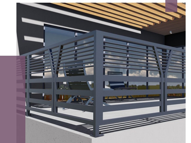 Изготовление балконных ограждений в Саратове от 10745 руб. | ПРОЛЁТ-Срт