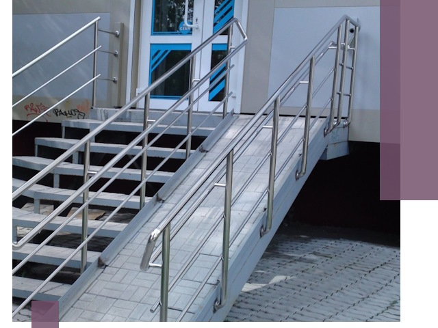 Пандус на крыльцо под ключ в Саратове: монтаж и изготовление