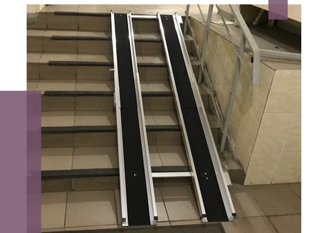 Установка пандуса в подъезд в Саратове от 7982 руб. под ключ | ПРОЛЁТ-Срт