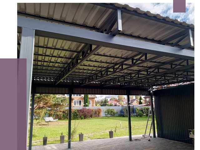 Монтаж навесов в Саратове от 7368 руб. — установка навеса | ПРОЛЁТ-Срт