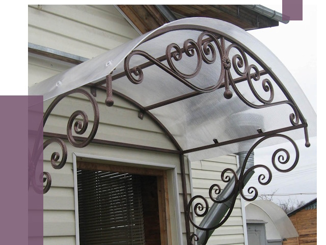 Изготовление козырьков в Саратове от 7368 руб. — заказать | ПРОЛЁТ-Срт