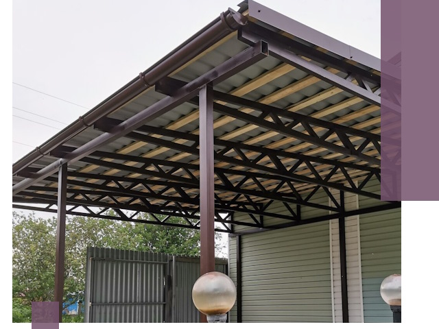 Навесы под ключ в Саратове: изготовление, монтаж и гарантия