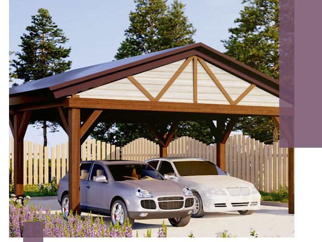 Навесы для автомобиля в Саратове — изготовление и монтаж