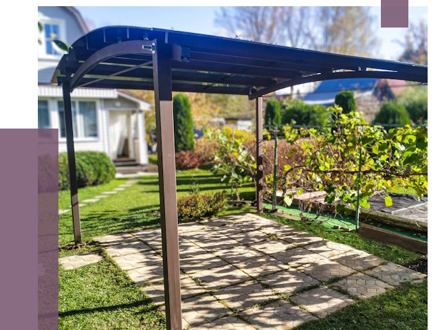 Навесы для дачи в Саратове от 12740 руб. под ключ — ПРОЛЁТ-Срт