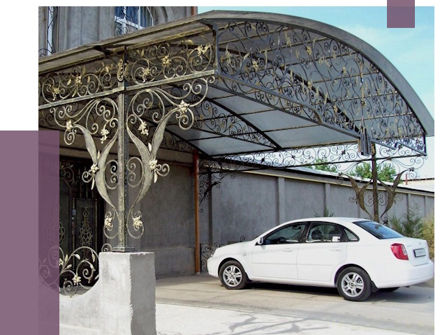 Кованые навесы в Саратове от 14582 руб. | ПРОЛЁТ-Срт