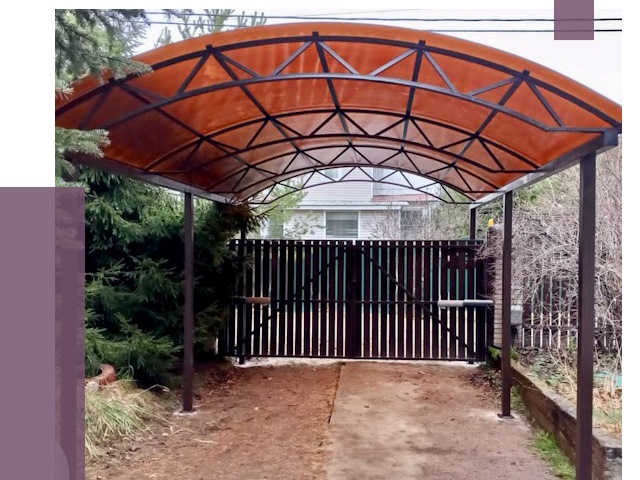 Арочные навесы в Саратове от 12740 руб. — изготовление и монтаж | ПРОЛЁТ-Срт