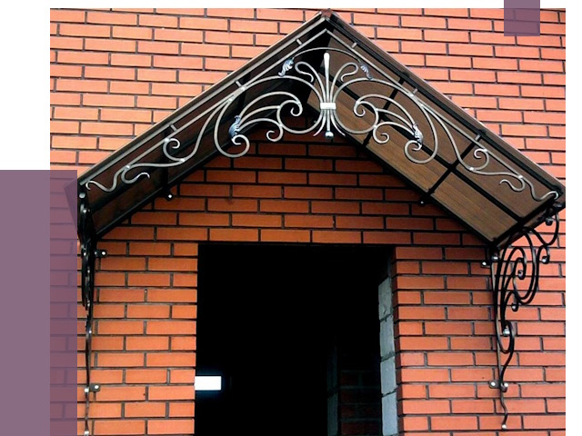 Металлические козырьки в Саратове от 10693 руб. 