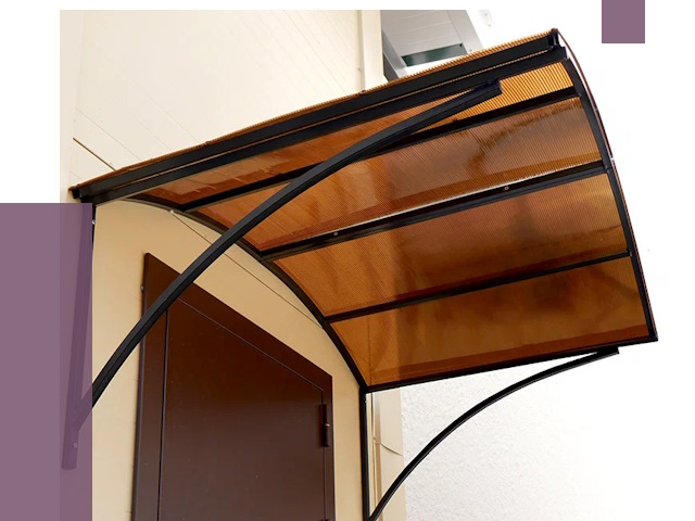 Недорогие козырьки в Саратове от 7593 руб.  | ПРОЛЁТ-Срт