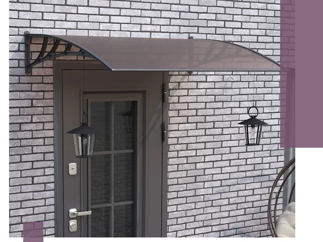 Недорогие козырьки и навесы под ключ в Саратове