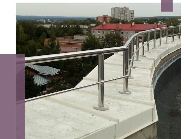 Парапеты и ограждения кровли в Саратове от 4963 руб. 