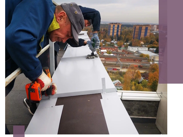 Монтаж парапетов в Саратове — установка прочных металлических ограждений