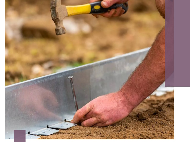 Монтаж металлических бордюров в Саратове быстро и качественно