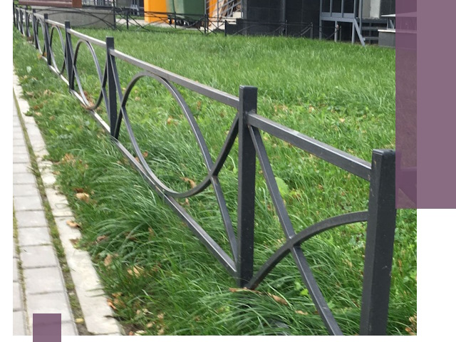 Газонные ограждения из металла в Саратове — монтаж и продажа