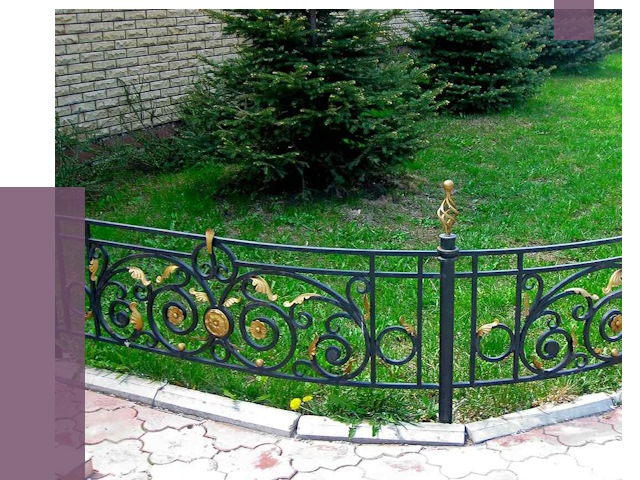 Кованые газонные ограждения в Саратове от 7624 руб. — ПРОЛЁТ-Срт