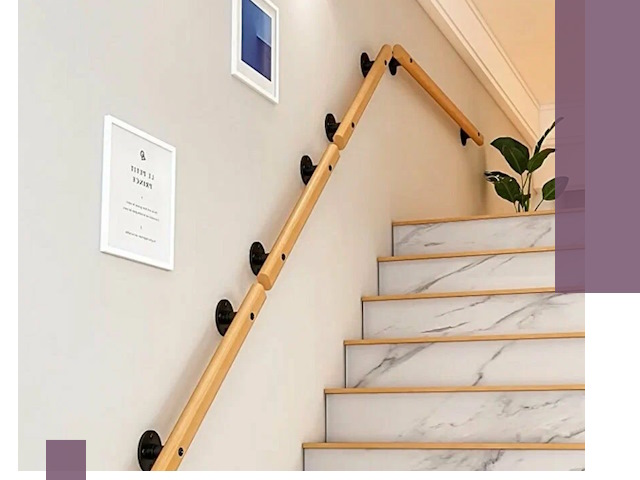 Поручни металлические и деревянные под ключ в Саратове