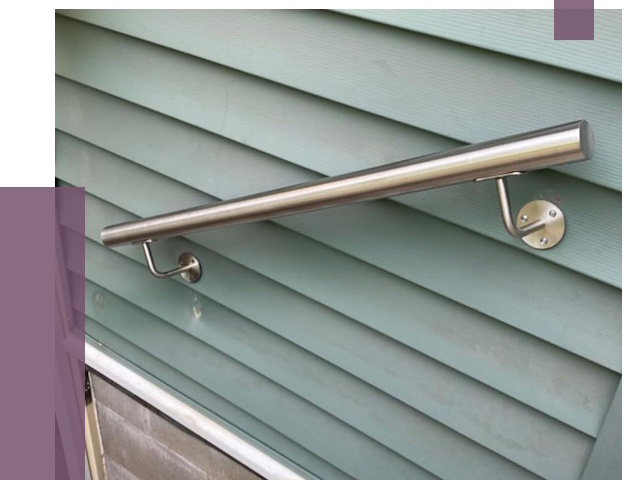 Поручни из нержавеющей стали в Саратове от 7675 руб.  | ПРОЛЁТ-Срт